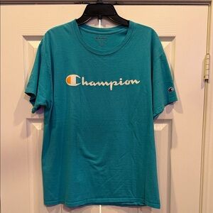 Champion Teal Short Sleeve Tee